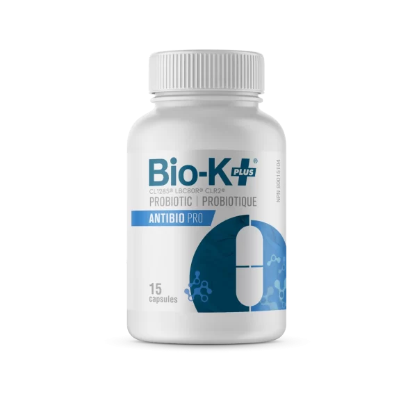 Bio-K Plus Antibio Pro - Probiotic Capsules, 15 Capsules